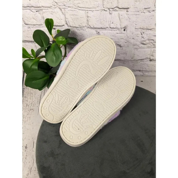 NEW Plush fuzzy colorful slide style slippers, EUR 40-41 - Picture 4 of 6